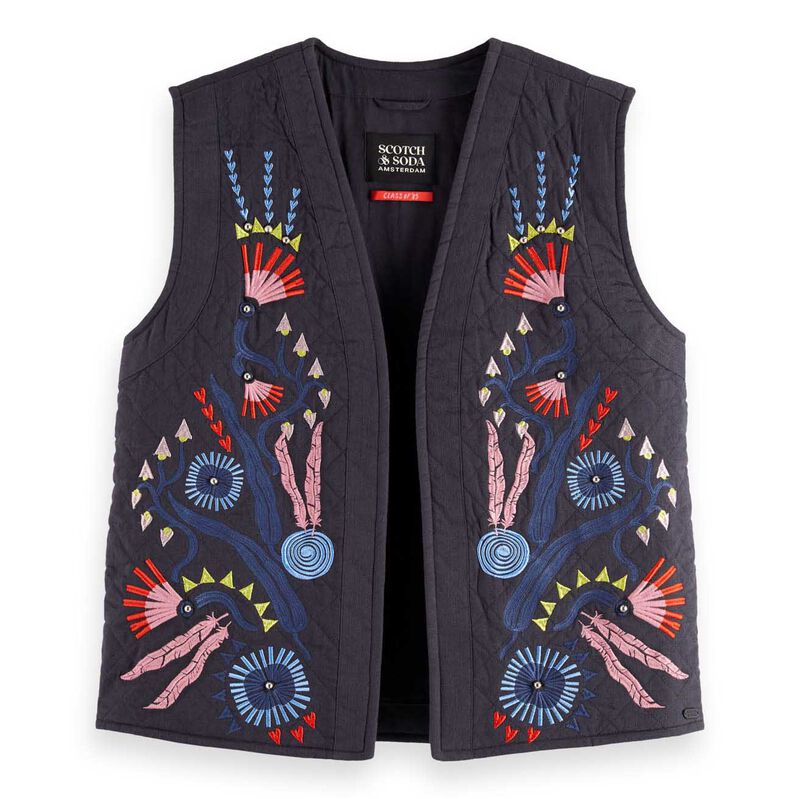 Scotch & Soda Embroidered Gilet image number 2